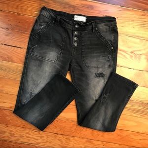 Free People Black Denim 4